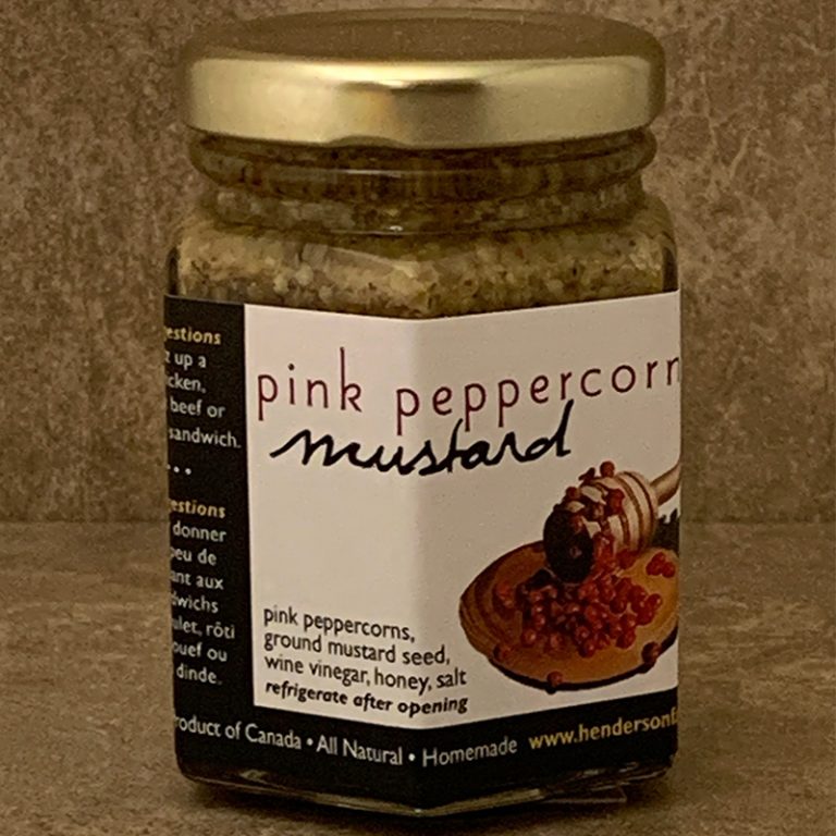 Pink Peppercorn Mustard Henderson Farms